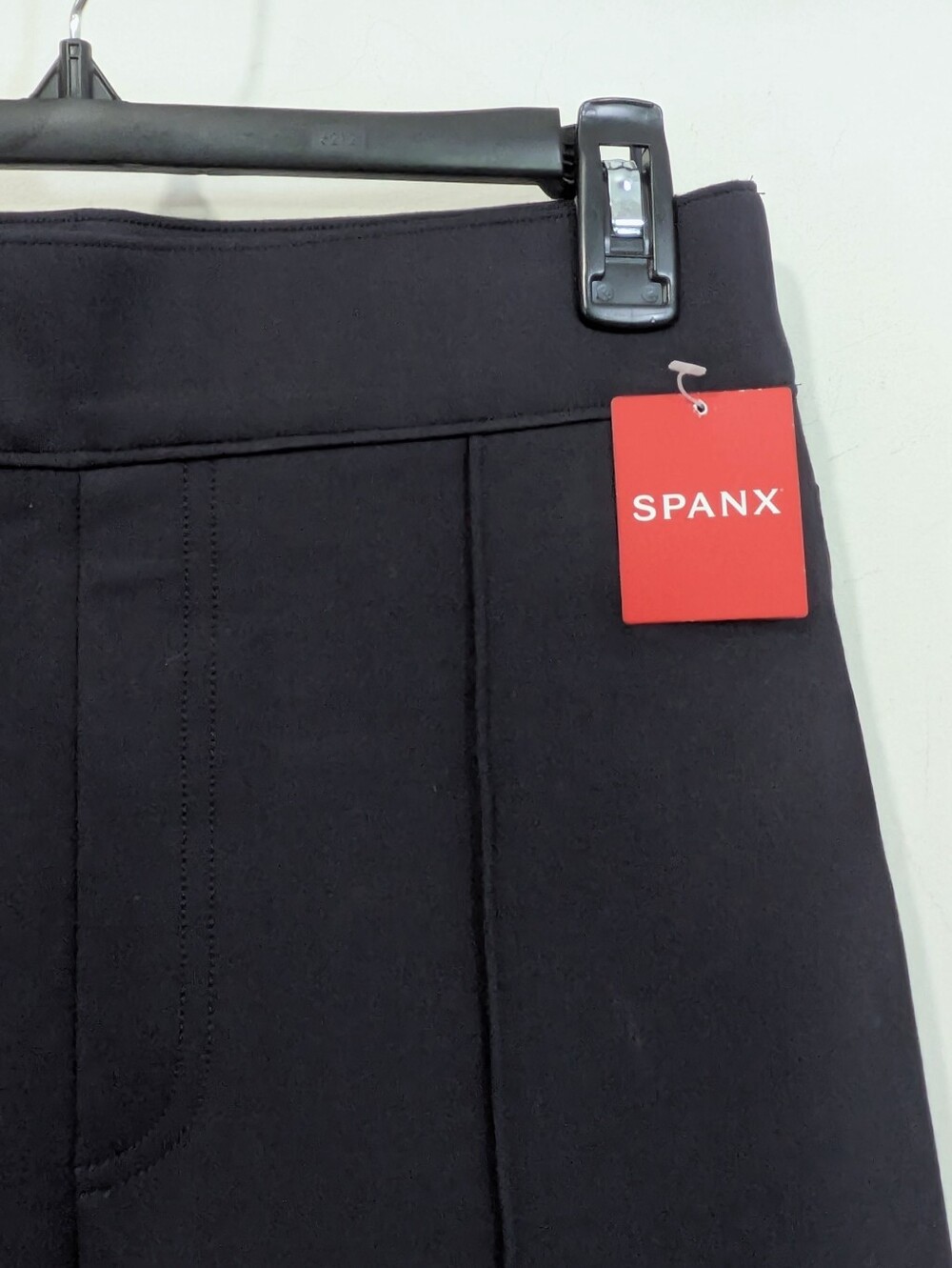 NEW Spanx Navy Blue High Rise Flare Perfect Pants - Size Medium Womens - Picture 3 of 6